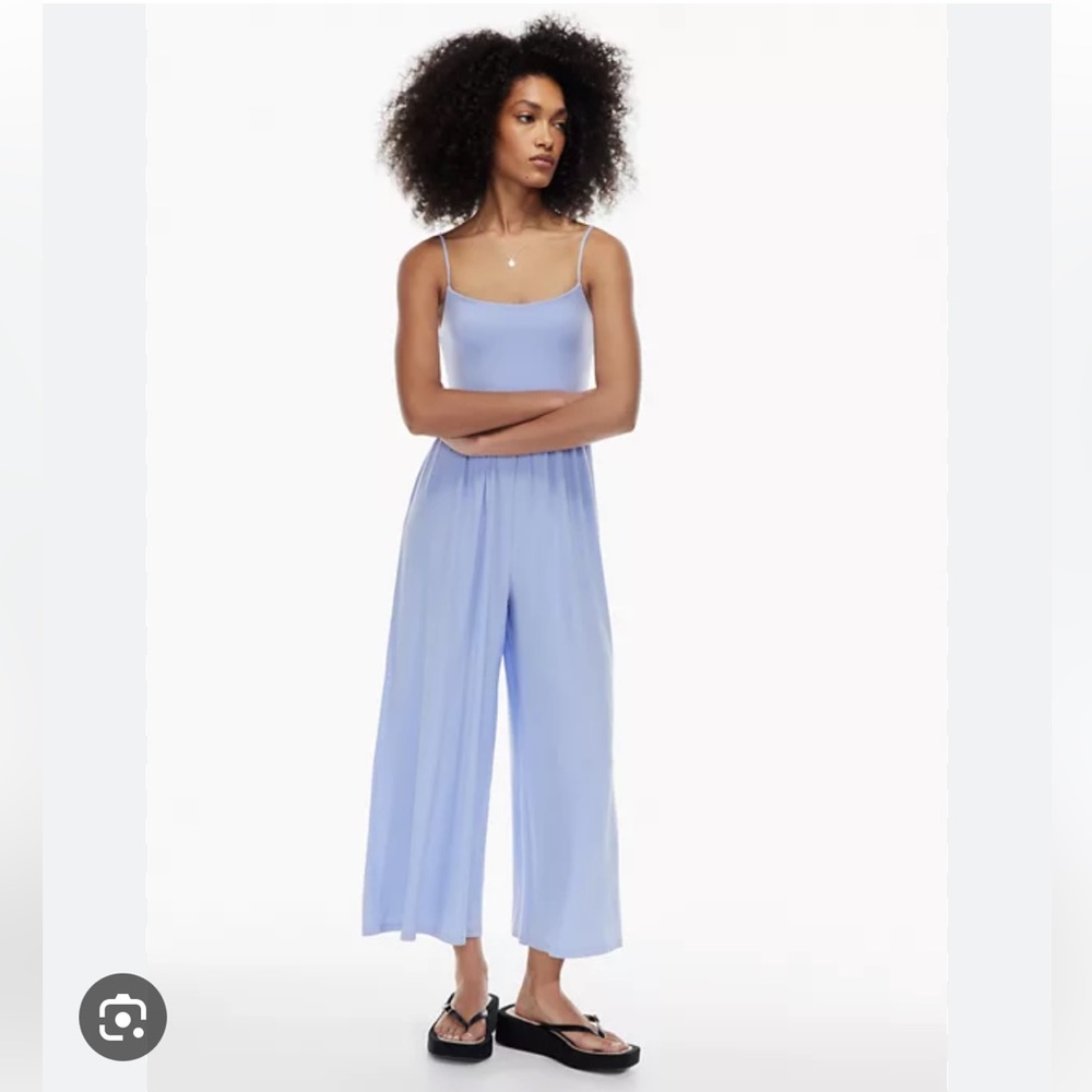 Aritzia Light Periwinkle Blue Tank Market Jumpsuit